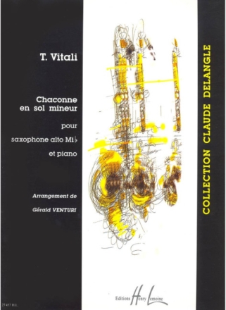 Chaconne en sol mineur pour saxophone mib et piano