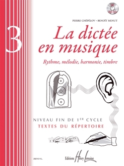 La dict�e en musique vol.3 (+CD) textes du r�pertoire