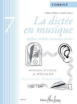 La dict�e en musique vol.7 corrig�