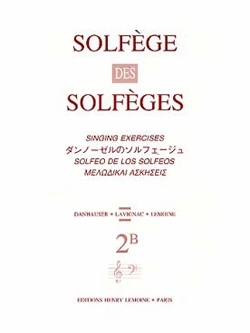 Solf�ge des Solf�ges Vol.2B avec accompagnement  partition