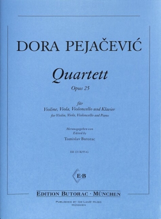 Quartett d-moll op.25 f�r Violine, Viola, Violoncello und Klavier Stimmen