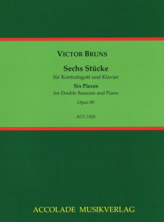 6 St�cke op.80 f�r Kontrafagott und Klavier