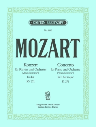 Konzert Es-Dur KV271 f�r Klavier und Orchester f�r 2 Klaviere