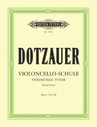 Violoncelloschule Band 3 �brige Lagen