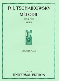 Melodie op.42,3 f�r Violine und Klavier