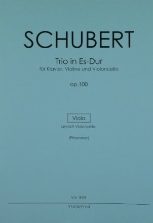 Trio Es-Dur op.100 f�r Violine, Violoncello und Klavier Viola-Stimme statt Violoncello