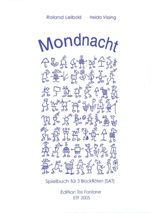 Mondnacht f�r 3 Blockfl�ten (SAT) Spielpartitur