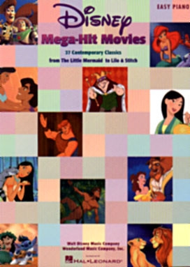Disney Mega-Hit Movies: for easy piano