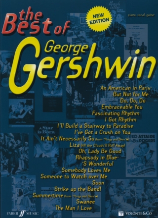 The Best of Gershwin songbook piano/vocal/guitar
