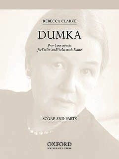 Dumka for violin, viola and piano score and parts