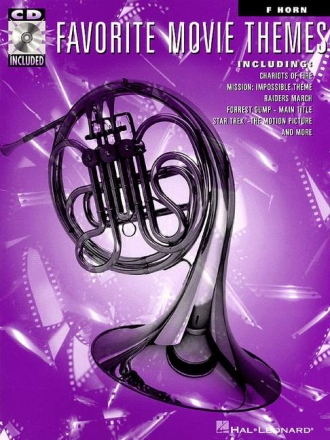Favorite movie Themes (+CD): songbook for f horn