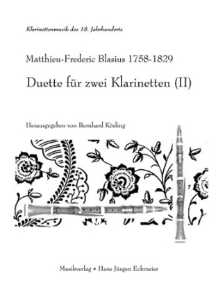 6 Duette f�r 2 Klarinetten II f�r 2 Klarinetten