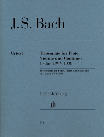 Sonate G-Dur BWV1038 f�r Fl�te, Violine und Bc Stimmen