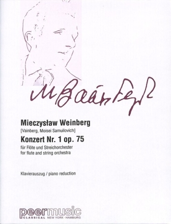 Konzert Nr.1 op.75 (1961) f�r Fl�te und Streichorchester Klavierauszug