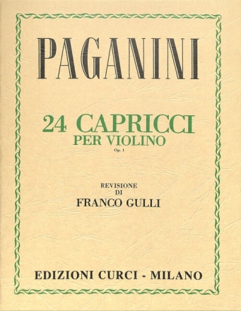 24 Capricci op.1 per violino