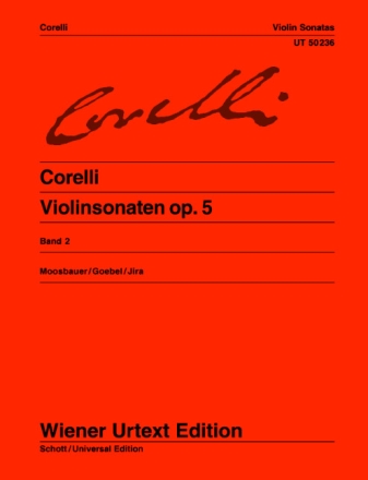 Sonaten op.5 Band 2 (Nr.7-12) f�r Violine und Bc