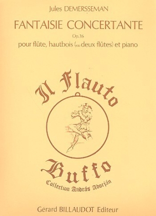 Fantaisie concertante op.36 pour 2 flutes (fl,ob) et piano