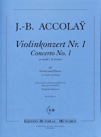 Konzert Nr.1 f�r Violine und Klavier