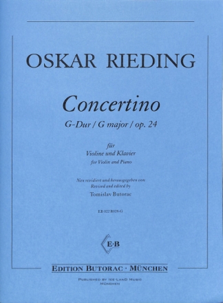 Concertino G-Dur op.24 (1.-4. Lage) f�r Violine und Klavier