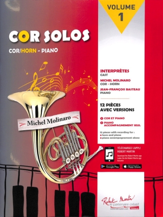 Cor solos vol.1 (+Online Audio) pour cor et piano