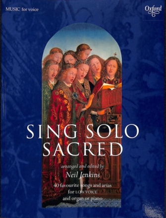 Sing Solo Sacred  for low voice and piano (organ)
