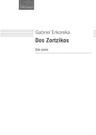 Erkoreka Gabriel Dos Zortzikos Piano - Solo