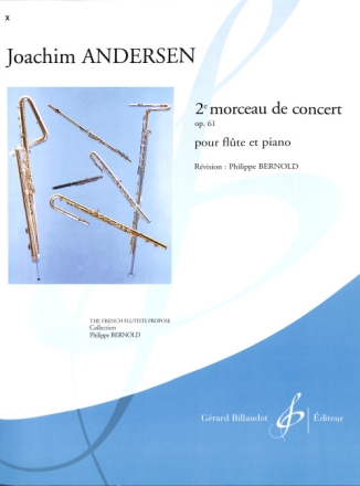 Morceau de concert no.2 op.61 pour fl�te et piano