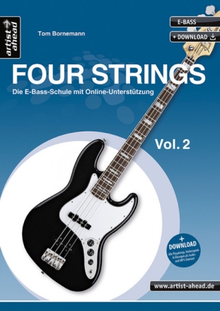 www.four-strings.de Band 2 (+Download) f�r E-Bass Die Bass-Schule mit Internet-Unterst�tzung