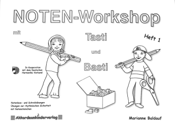 Noten-Workshop mit Tasti und Basti Band 1 f�r Akkordeon