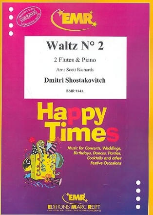 Waltz no.2 for 2 flutes and piano