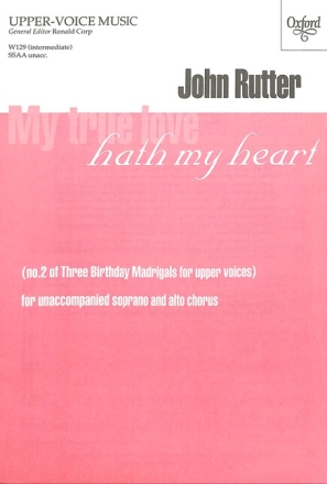 Rutter, John My true love hath my heart