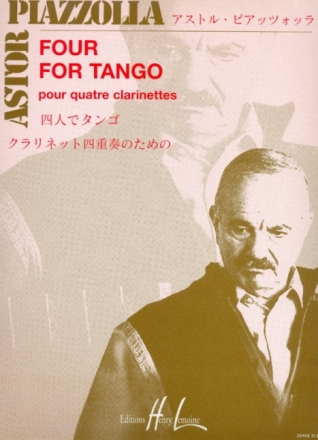 Four for Tango pour 4 clarinettes partition et parties