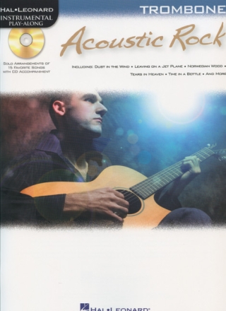 Acoustic Rock (+CD): for trombone Instrumental Play along
