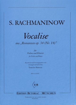 Vocalise op.34,14 f�r Violine und Klavier