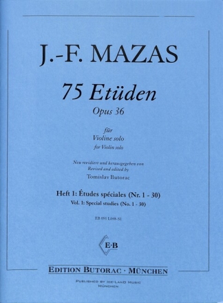 75 Et�den op.36 Band 1 f�r Violine