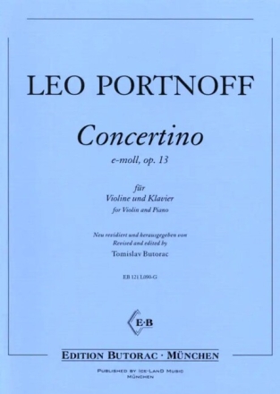 Concertino e-Moll op.13 f�r Violine und Klavier