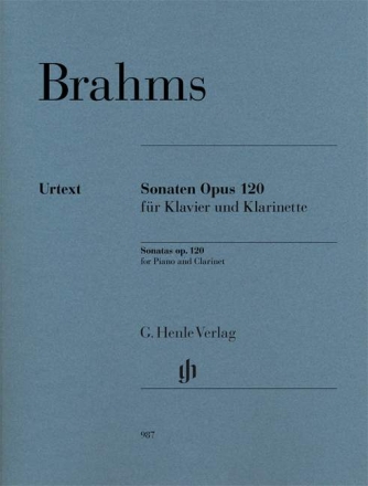 Sonaten op.120 f�r Klarinette und Klavier