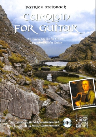 Carolan (+CD): 21 irische St�cke f�r Gitarre, mit Leadsheets f�r Melodieinstrument in C
