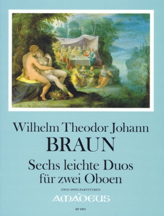 6 leichte Duos op.1 f�r 2 Oboen 2 Spielpartituren