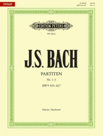 Partiten Band 1 (BWV825-827) f�r Klavier