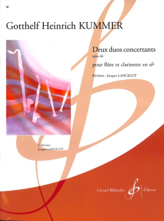 2 duos concertants op.46 pour fl�te et clarinette parties