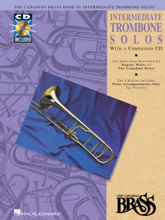 The Canadian Brass Book of intermediate trombone solos (audio access) for trombone and piano