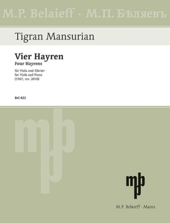 4 Hayren f�r Viola und Klavier