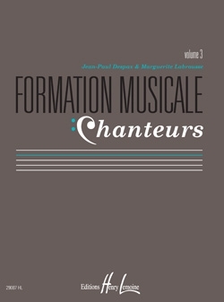 Despax, Jean-Paul / Labrousse, Marguerite Formation musicale chanteurs Vol.3 formation musicale Partition