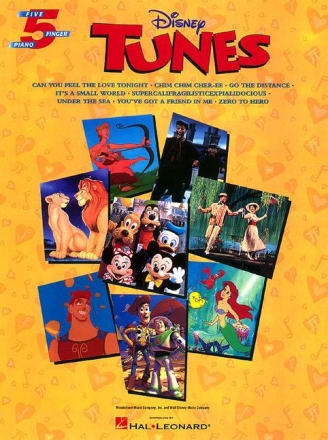 Disney Tunes: songbook for piano (or piano 4 hands ) and voice