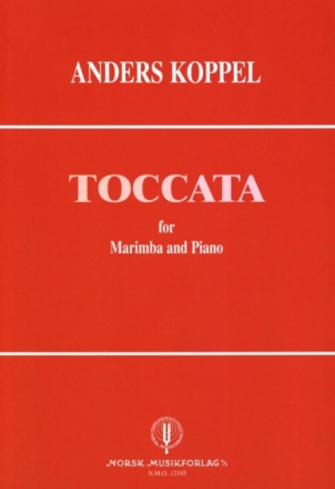 Toccata for marimba and piano score and marimba part
