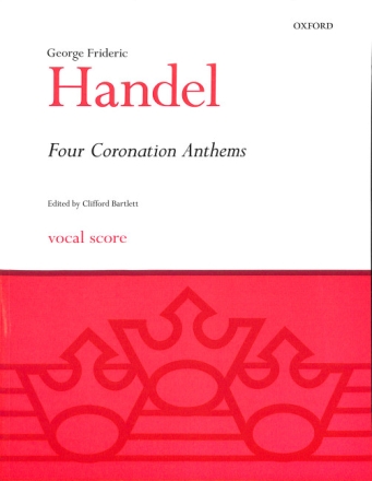 4 Coronation Anthems HWV258-261 f�r Soli, Chor und Orchester Klavierauszug