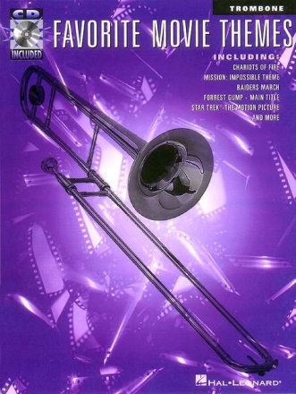Favorite Movie Themes (+CD) for trombone songbook