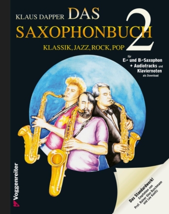 Das Saxophonbuch Band 2 (+Online Audio) f�r Alt- und Baritonsaxophon