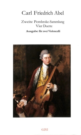 4 Duette aus der 2. Pembroke-Sammlung f�r 2 Violoncelli Partitur und Stimmen
